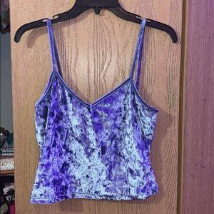 Blue Velvet Tank Top